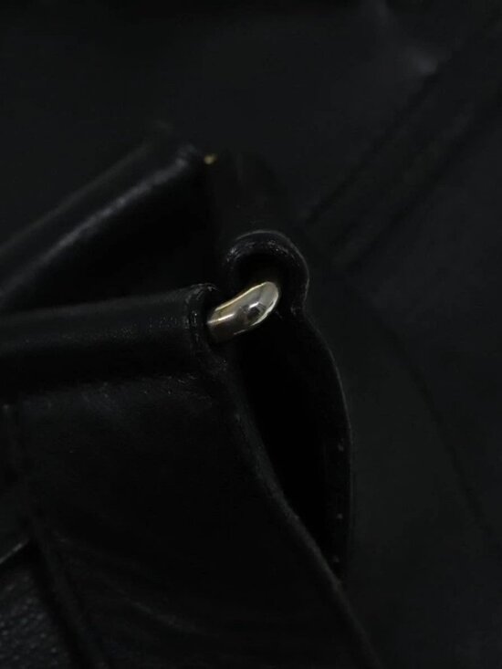 GUCCI Bamboo Backpack Leather Black Gold 008 2058 0016 Auth am6979 main image 14